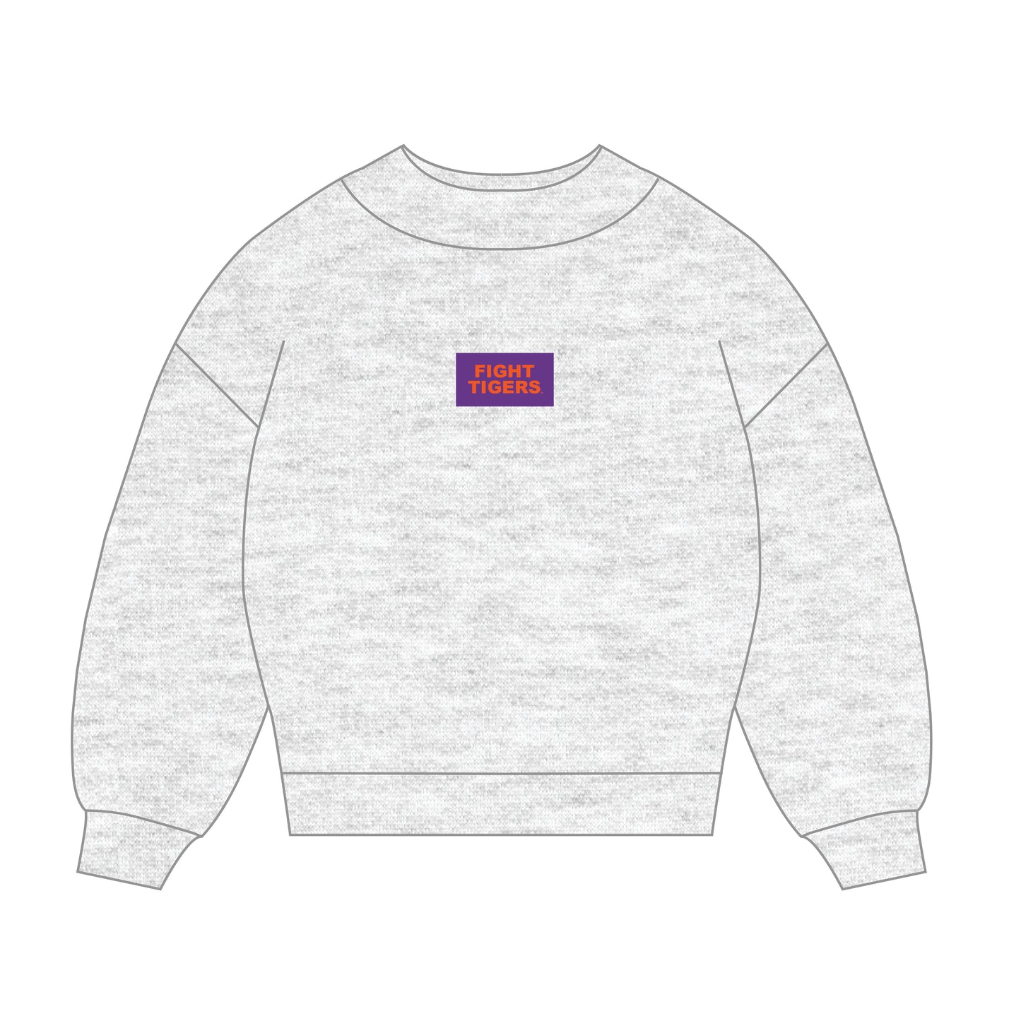The Mary Mockneck Fight Tigers Woven Label | Youth Ash