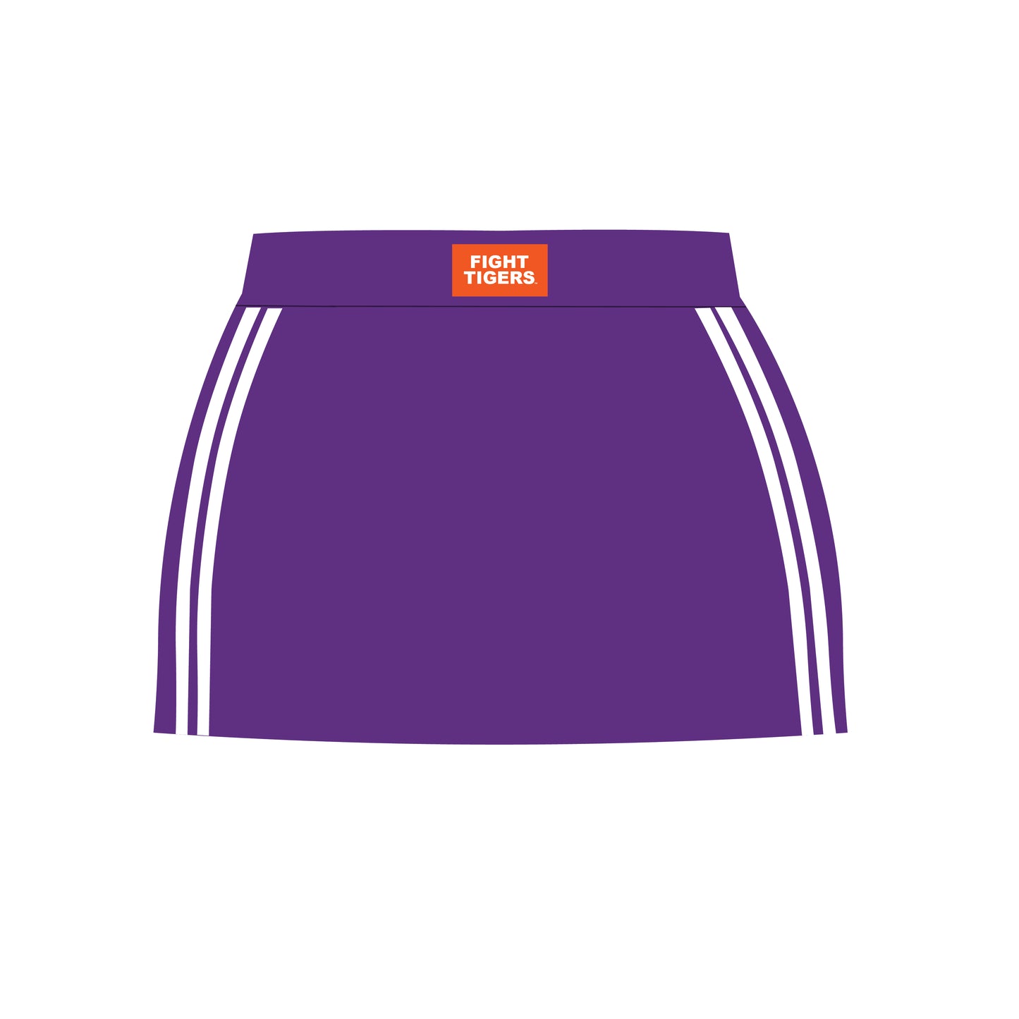 The Savannah Sporty Skort Fight Tigers Woven Label | Youth Purple