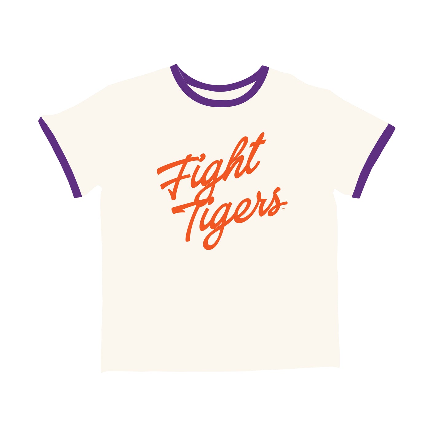 The Roxy Ringer Tee Clemson | Bone