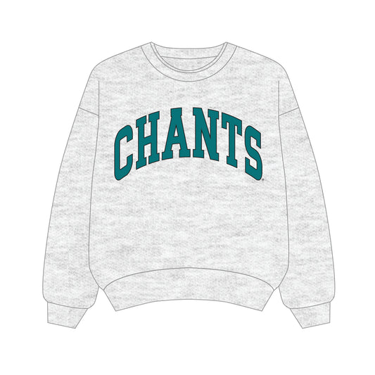 The Olivia Oversized Crewneck Coastal Carolina | Ash