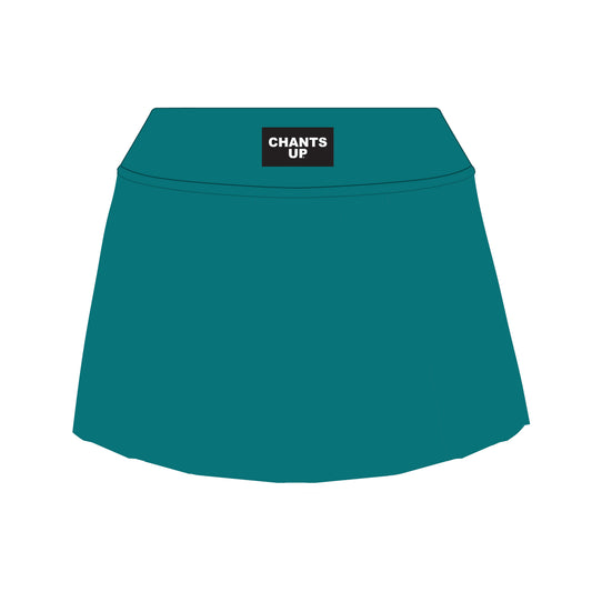 The Alli Tennis Skort Chants Up Woven Label | Teal