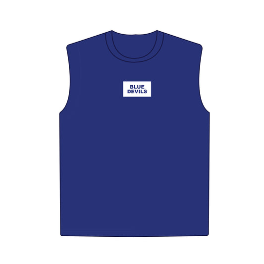 The Anna Active Tank Blue Devils Woven Label | Royal