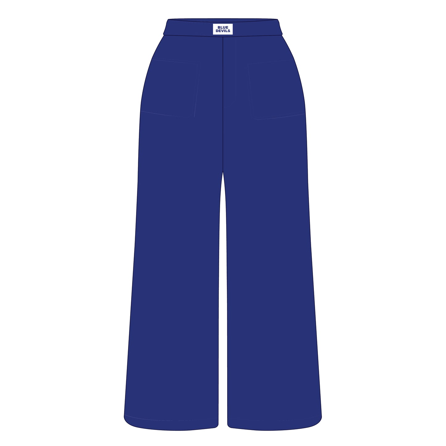 The Ava Airy Pants Blue Devils Woven Label | Youth Royal
