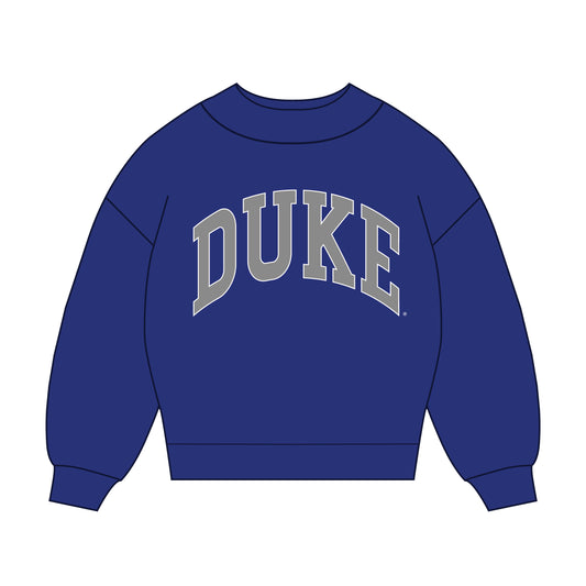 The Madi Classic Mockneck Duke Applique | Royal