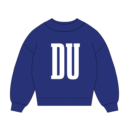 The Madi Varsity Mockneck Duke | Royal
