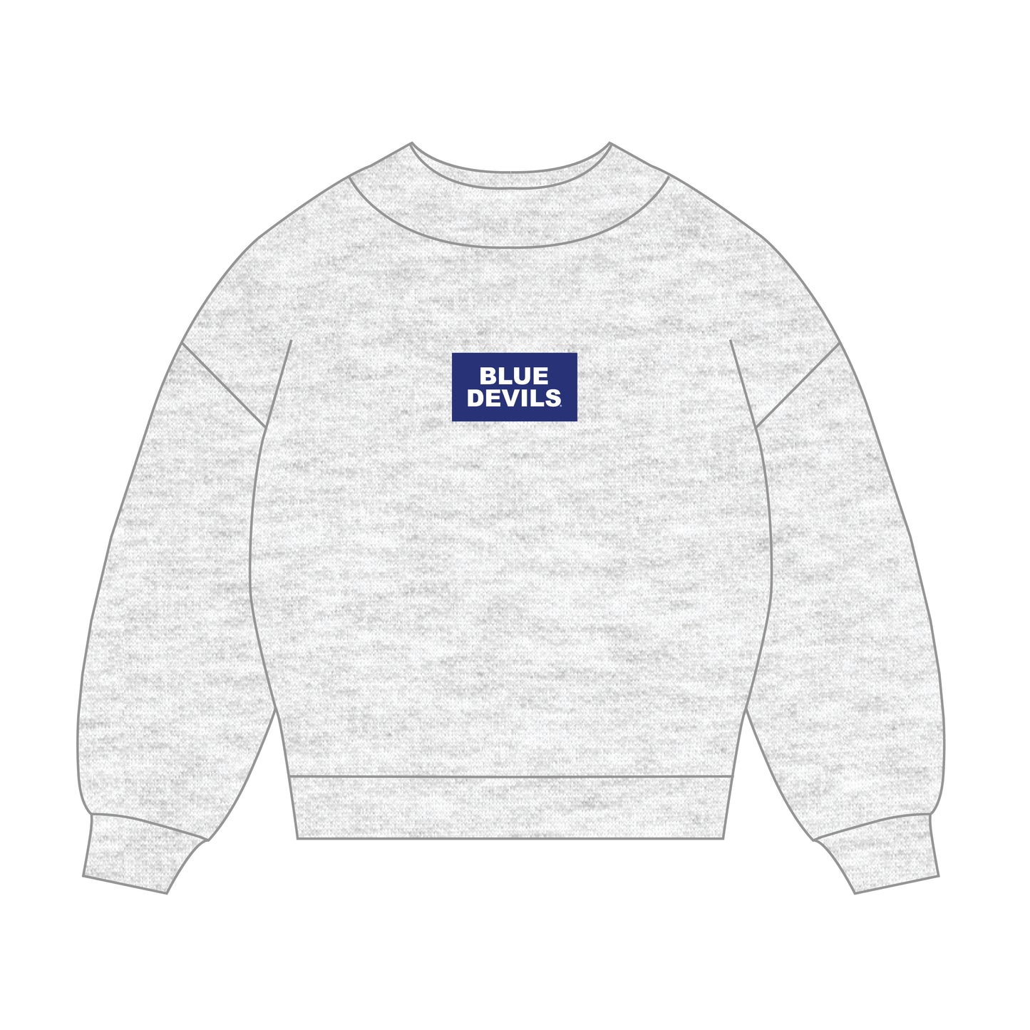 The Mary Mockneck Blue Devils Woven Label | Ash