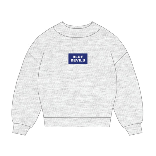 The Mary Mockneck Blue Devils Woven Label | Ash