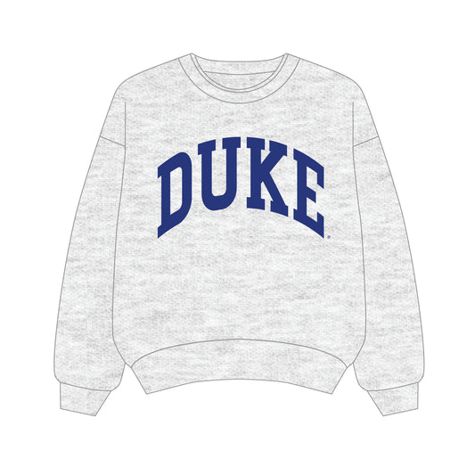 The Olivia Oversized Crewneck Duke | Ash