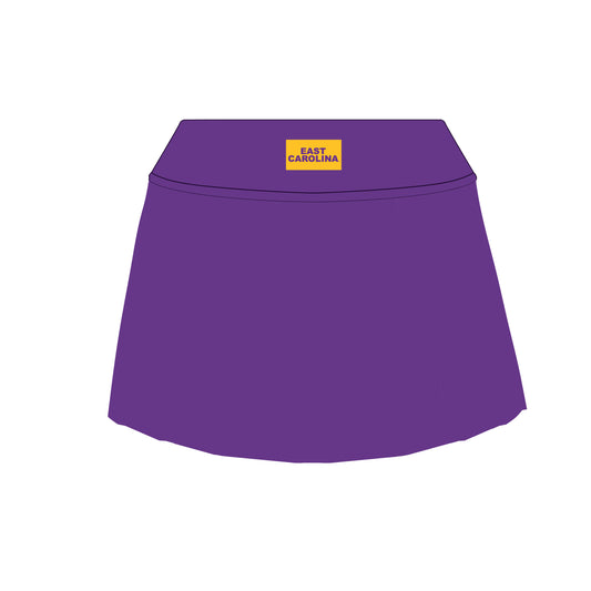 The Alli Airy Tennis Skort East Carolina Woven Label | Purple