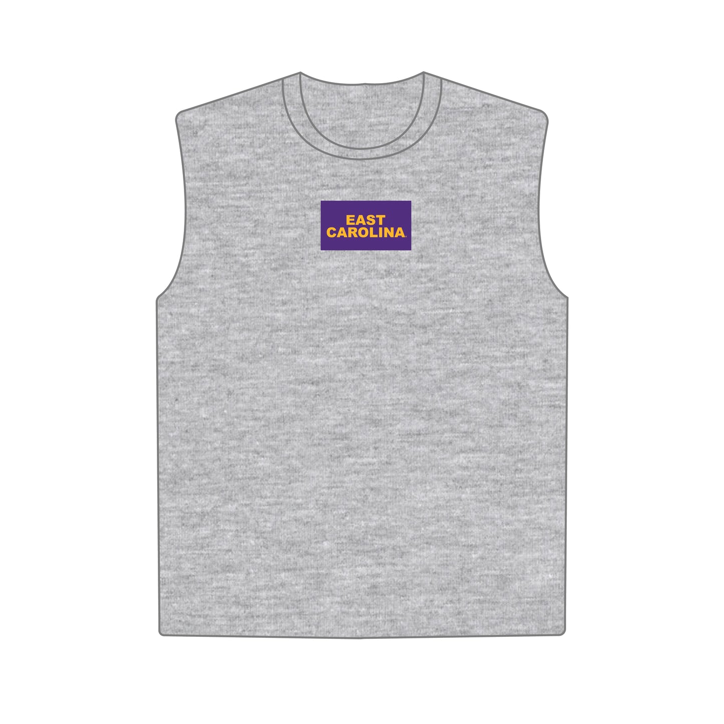 The Anna Active Tank East Carolina Woven Label | Heather Grey