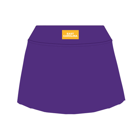The Alli Tennis Skort East Carolina Woven Label | Purple