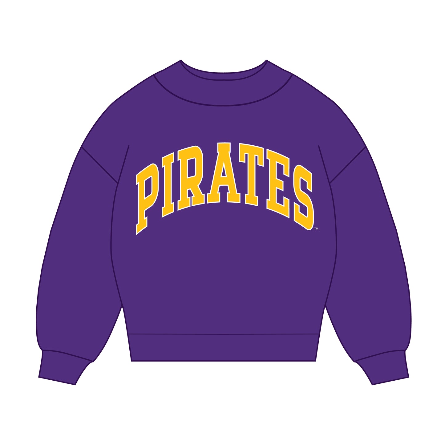 The Madi Classic Mockneck East Carolina | Purple