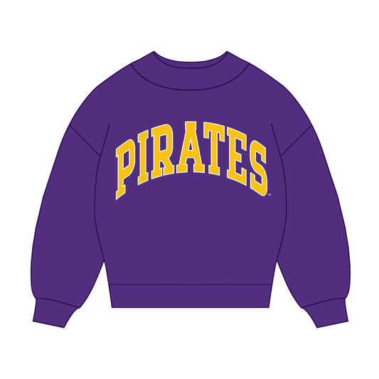 The Madi Classic Mockneck East Carolina | Purple