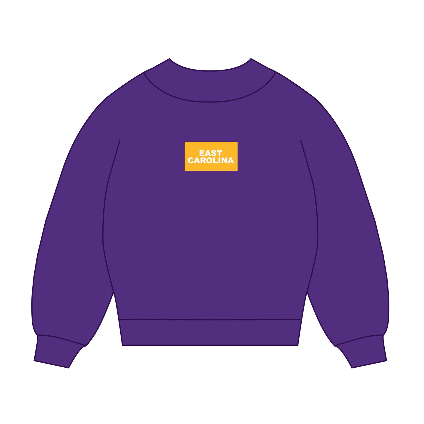 The Mary Mockneck East Carolina Woven Label | Youth Purple