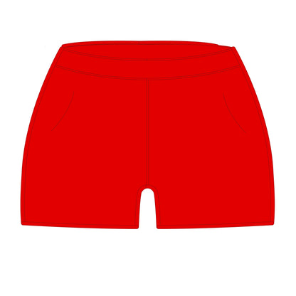 The Ella Everyday Shorts | Bright Red