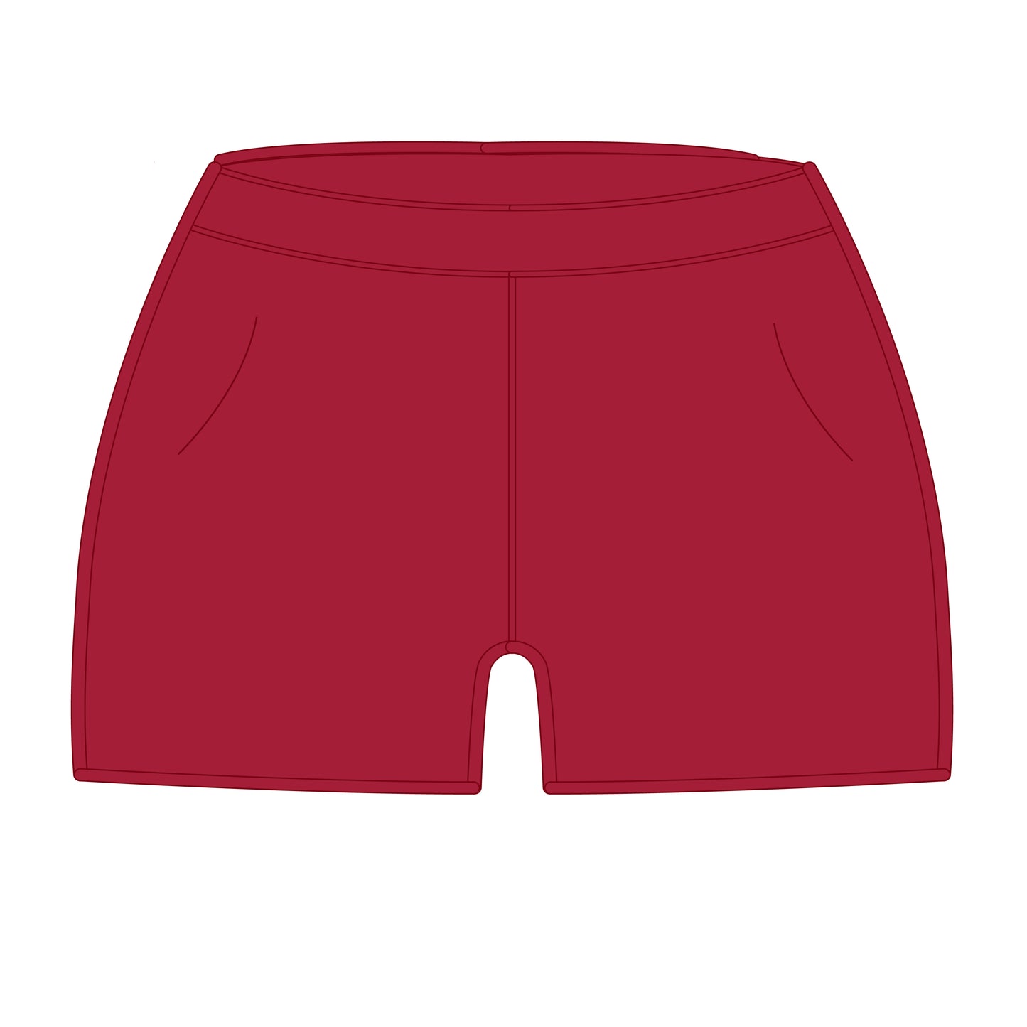 The Ella Everyday Shorts | Crimson