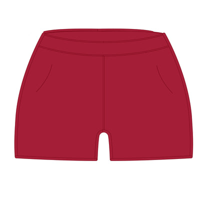 The Ella Everyday Shorts | Crimson