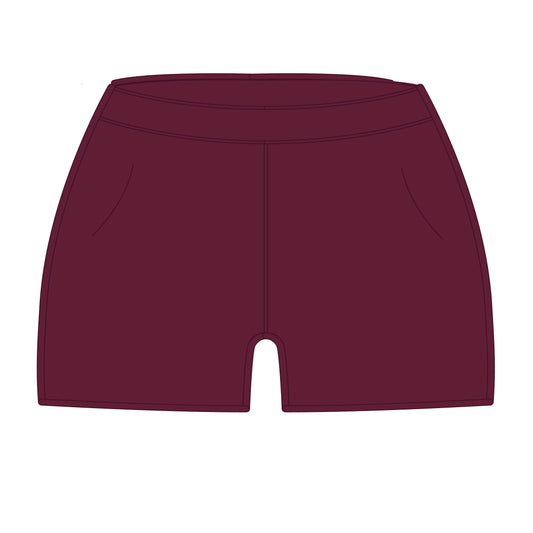 The Ella Everyday Shorts | Maroon