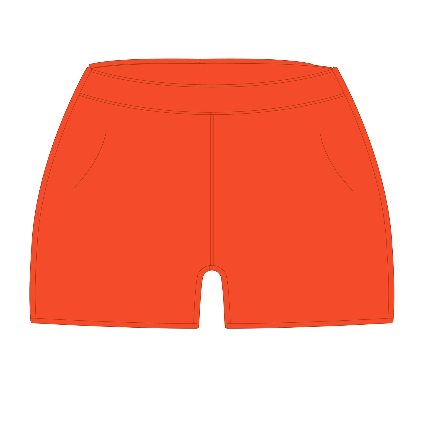 The Ella Everyday Shorts | Orange
