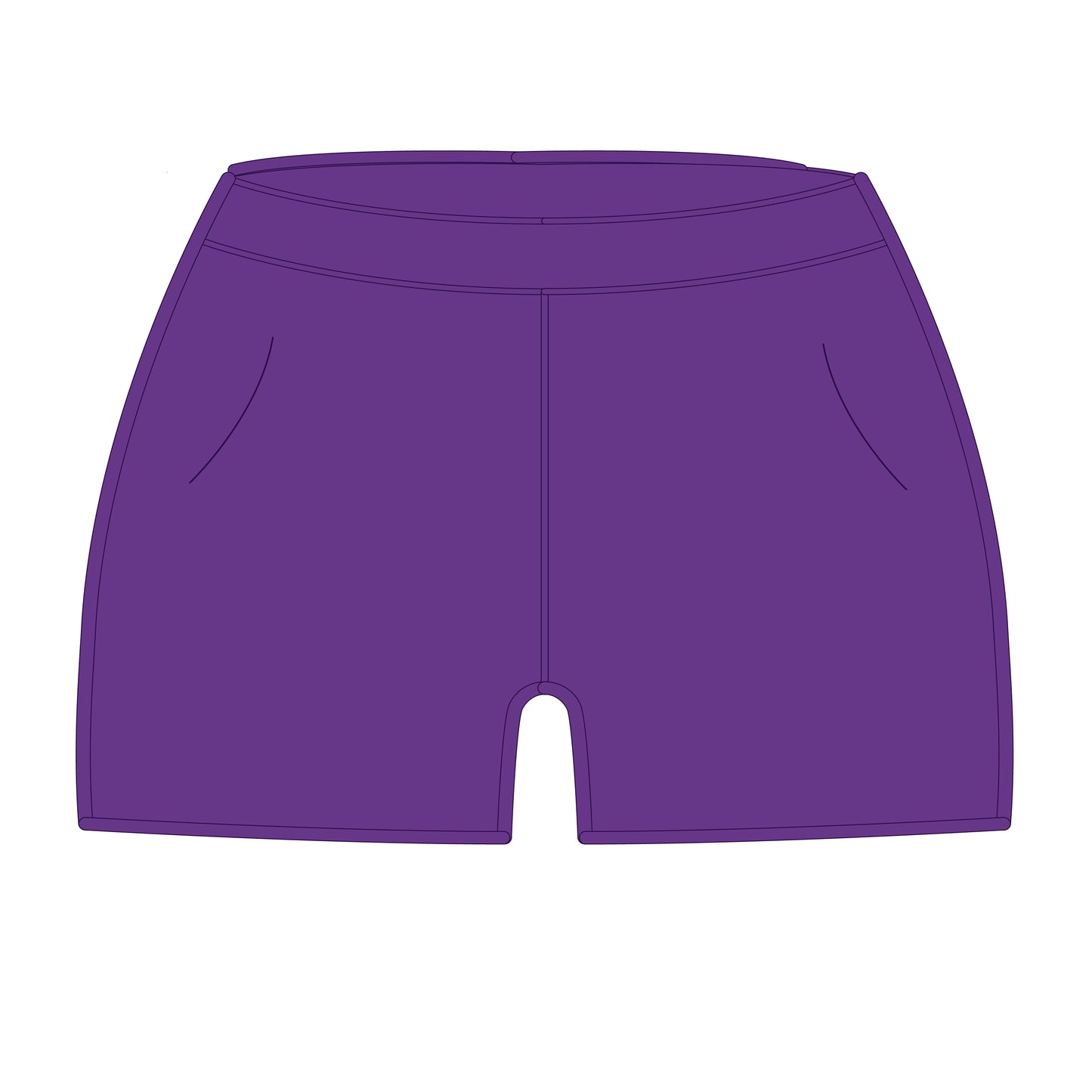 The Ella Everyday Shorts | Purple