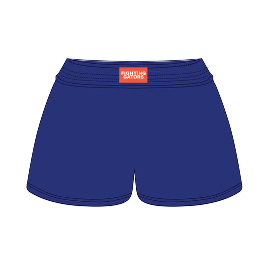 The Liz Nylon Shorts Fighting Gators Woven Label | Royal