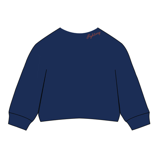 The Lexie Lounge Top Illinois Fighting | Youth Navy