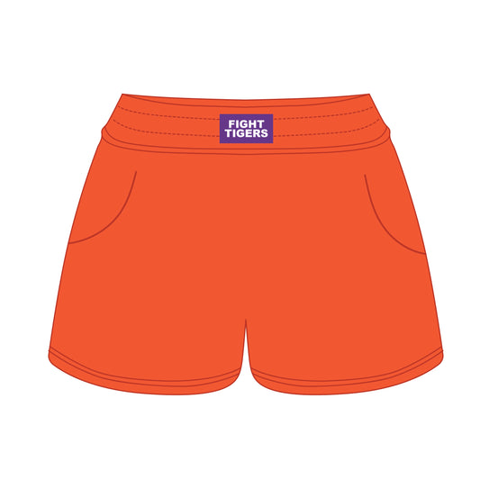 The Ava Airy Shorts Fighting Tigers Woven Label | Youth Orange
