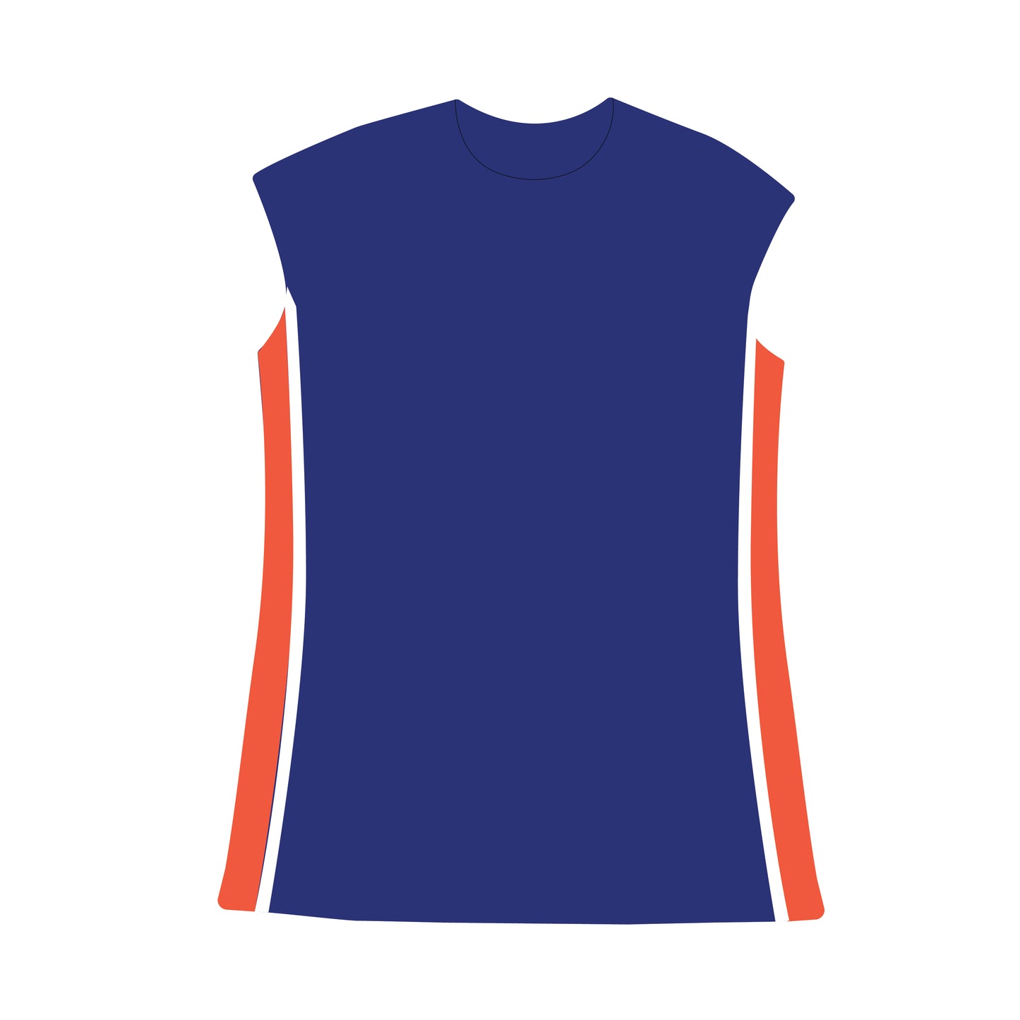 The Campbell Cap Sleeve Dress Gator Chomp Woven Label | Royal