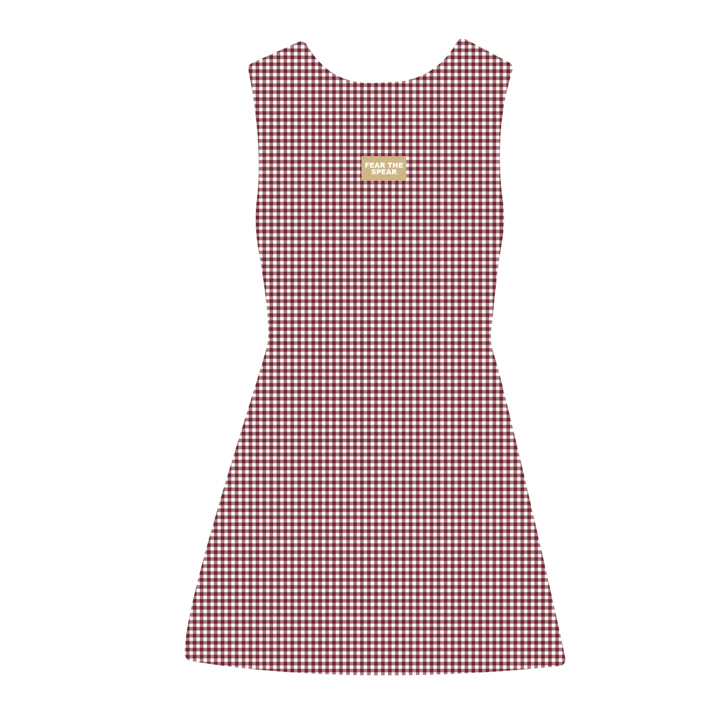 The Grace Gingham Dress Fear The Spear Woven Label | Youth Garnet