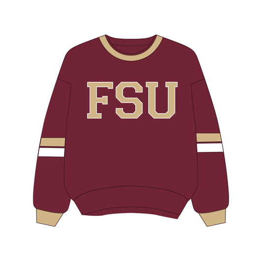 The Virginia Varsity Crewneck Florida State | Garnet