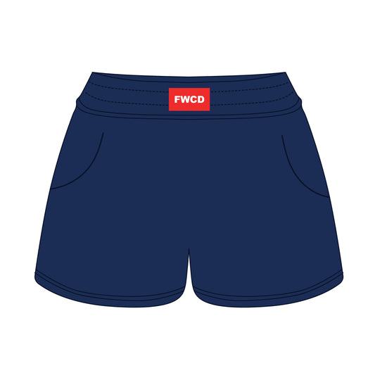 The Ava Airy Shorts FWCD Woven Label | Youth Navy