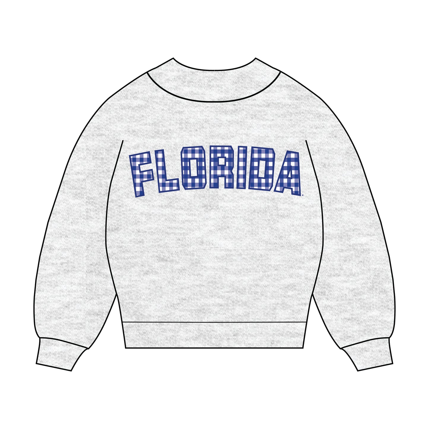 The Mallory Gingham Mockneck Florida | Youth Ash