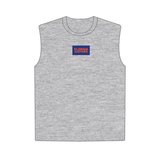 The Anna Active Tank Florida Gators Woven Label | Youth Heather Grey