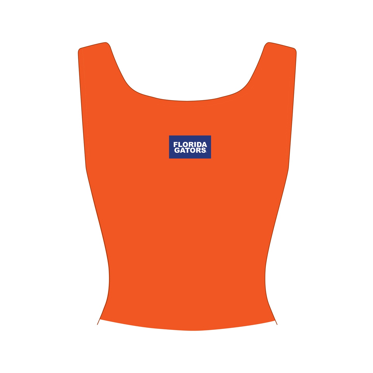The Alli Ribbed Tank Florida Gators Woven Label | Youth Orange