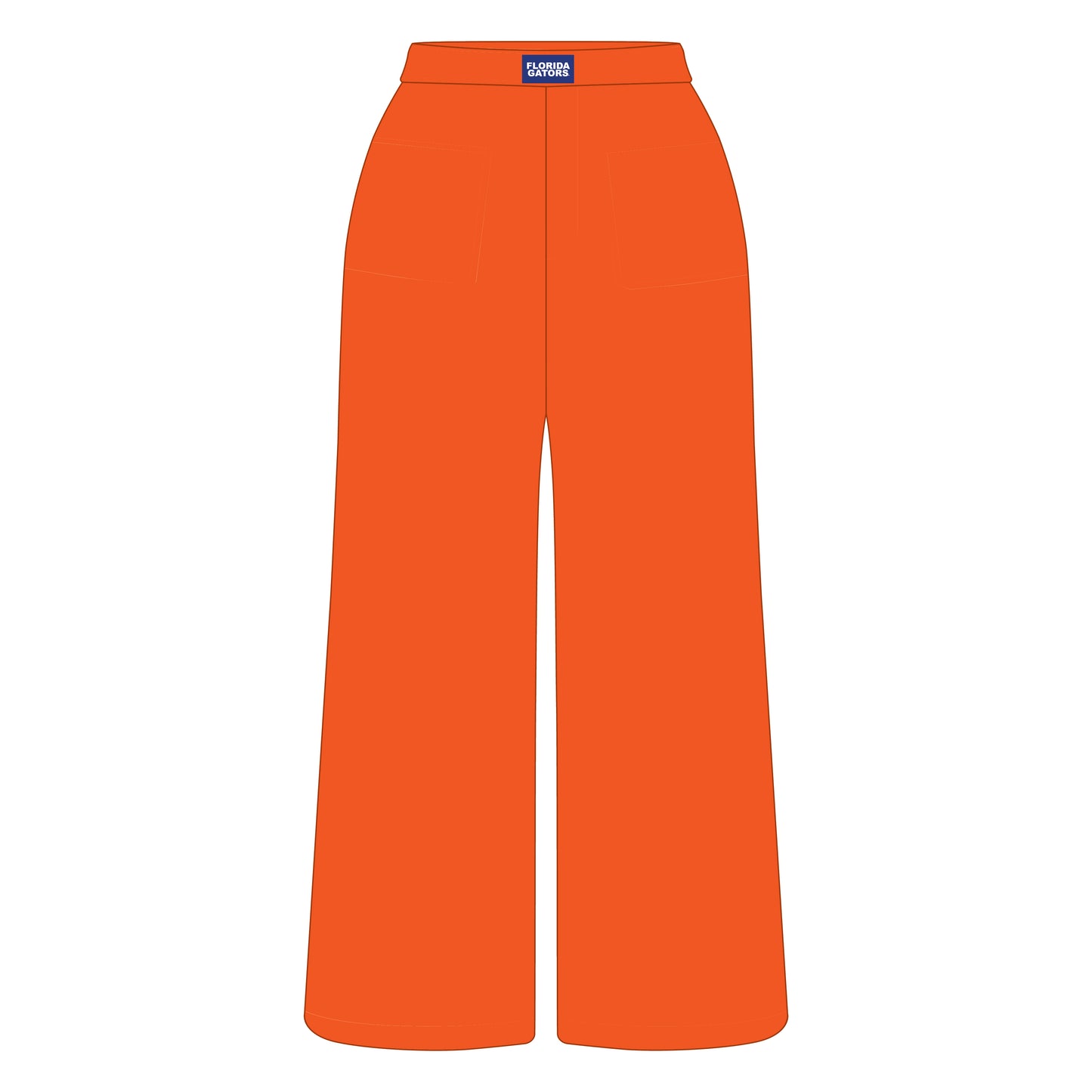 The Ava Airy Pants Florida Gators Woven Label | Orange