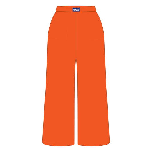 The Ava Airy Pants Florida Gators Woven Label | Orange