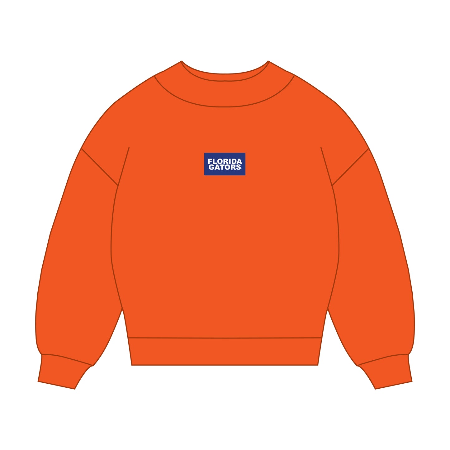 The Mary Mockneck Florida Gators Woven Label | Orange