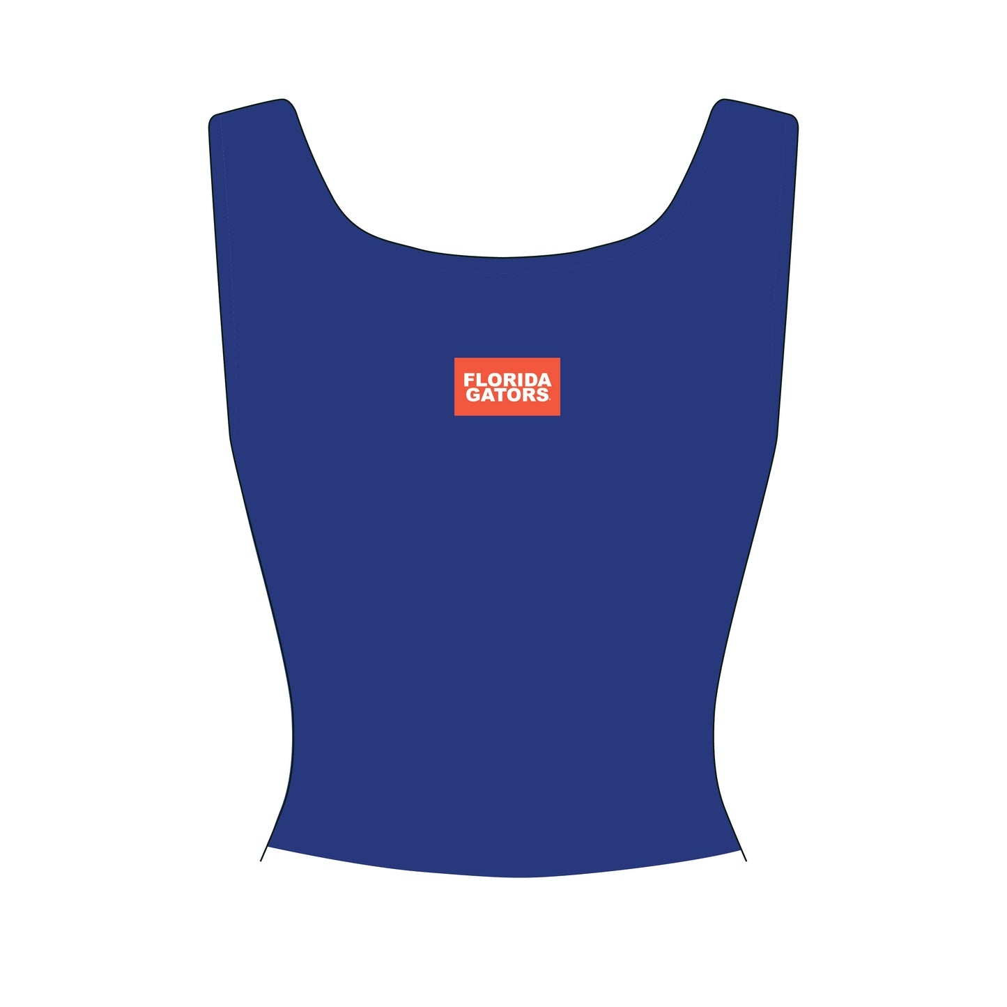 The Alli Ribbed Tank Florida Gators Woven Label | Royal