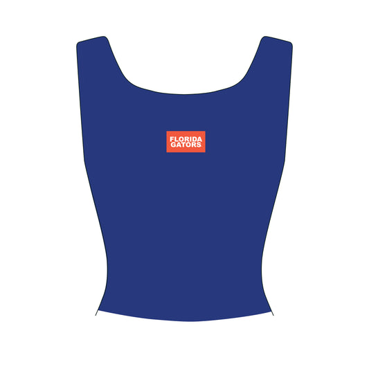 The Alli Ribbed Tank Florida Gators Woven Label | Youth Royal