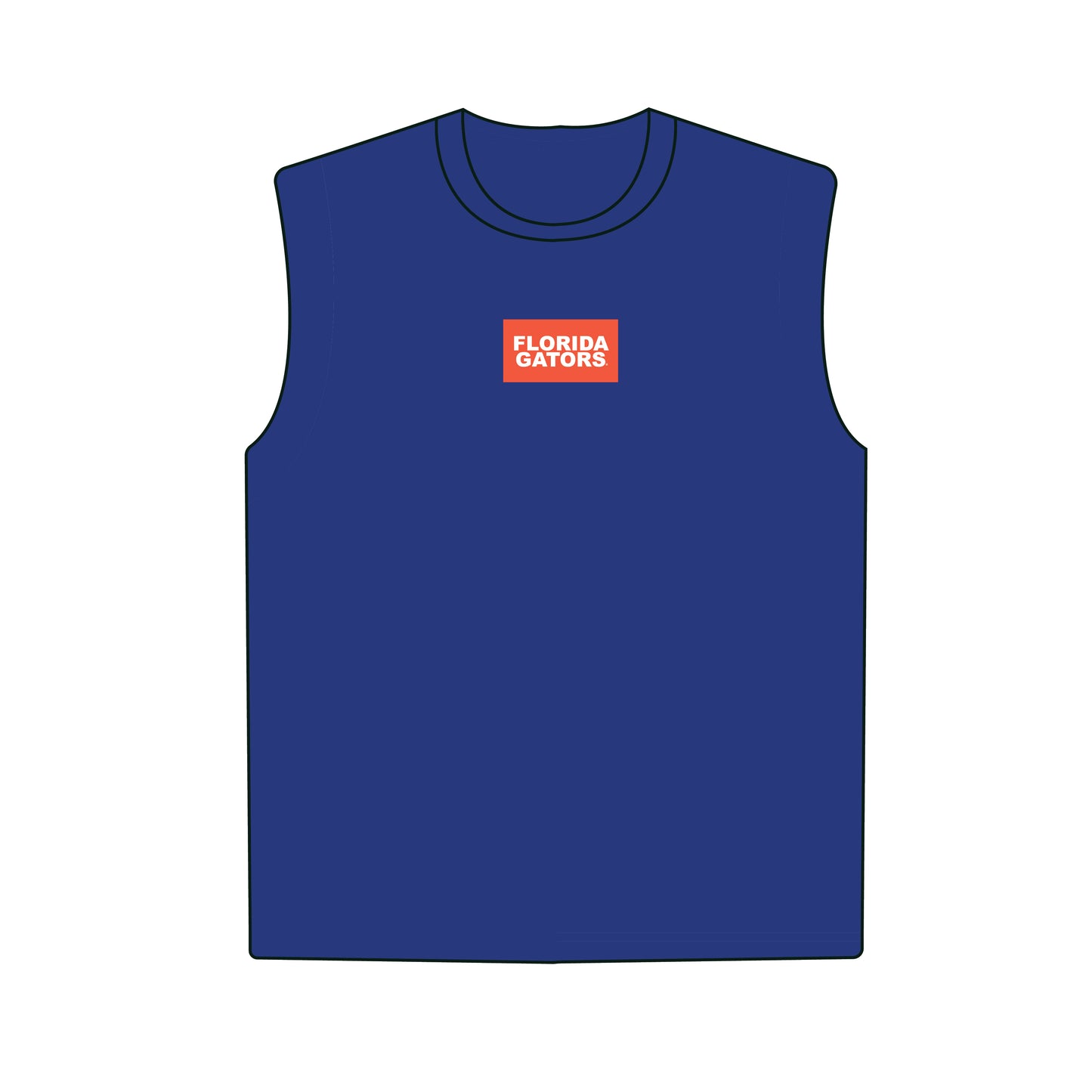 The Anna Active Tank Florida Gators Woven Label | Royal