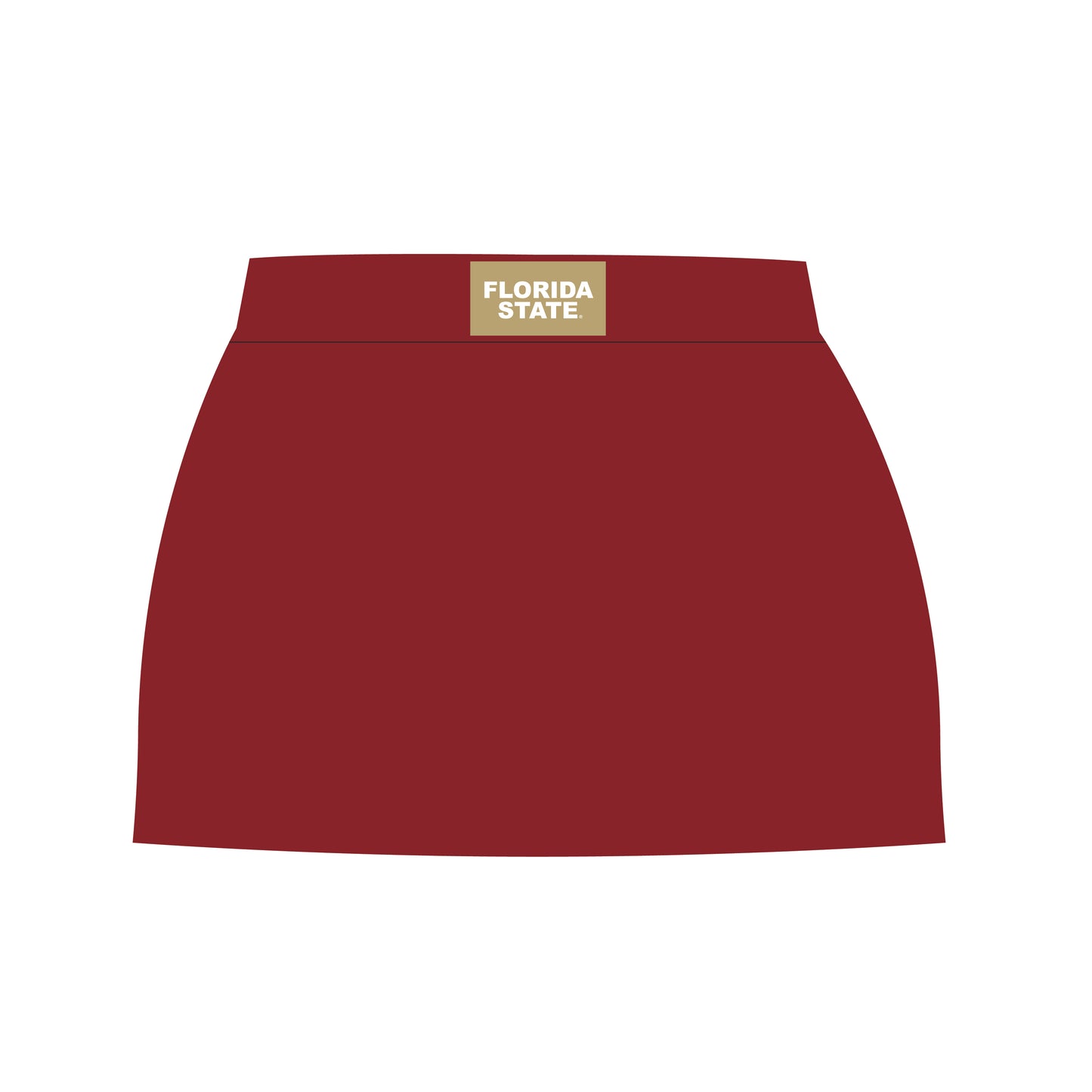 The Hayden High Waisted Skort Florida State Woven Label | Garnet