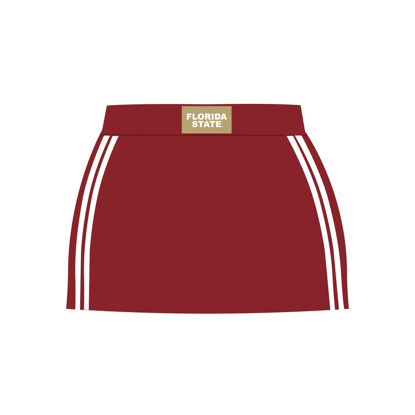 The Savannah Sporty Skort Florida State Woven Label | Garnet