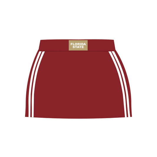 The Savannah Sporty Skort Florida State Woven Label | Youth Garnet