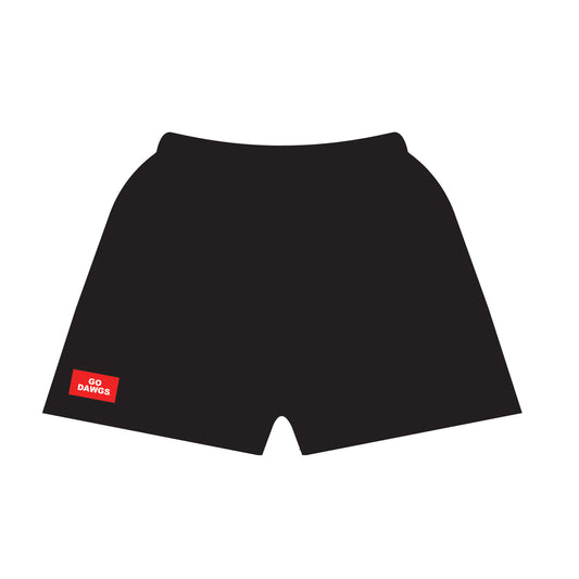 The Becca Shorts Go Dawgs Woven Label | Youth Black