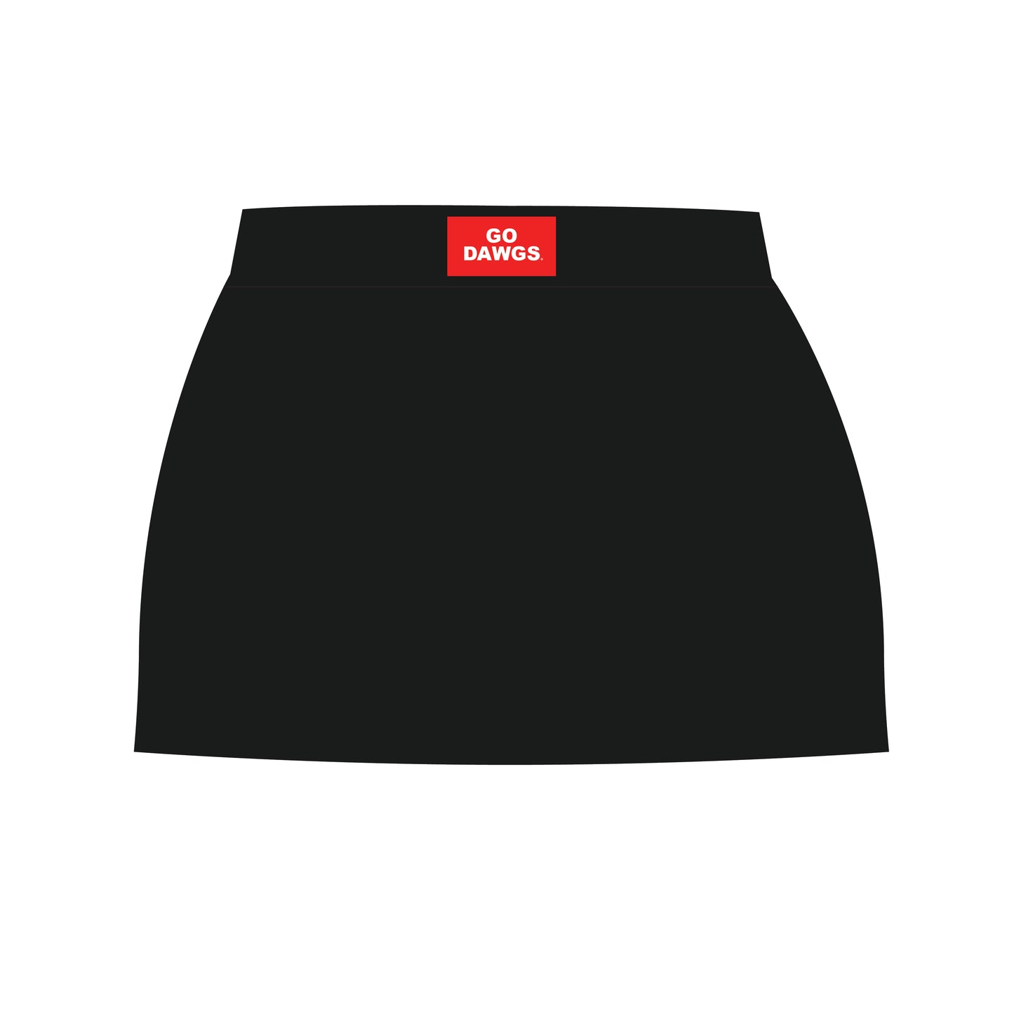 The Hayden High Waisted Skort Go Dawgs Woven Label | Youth Black