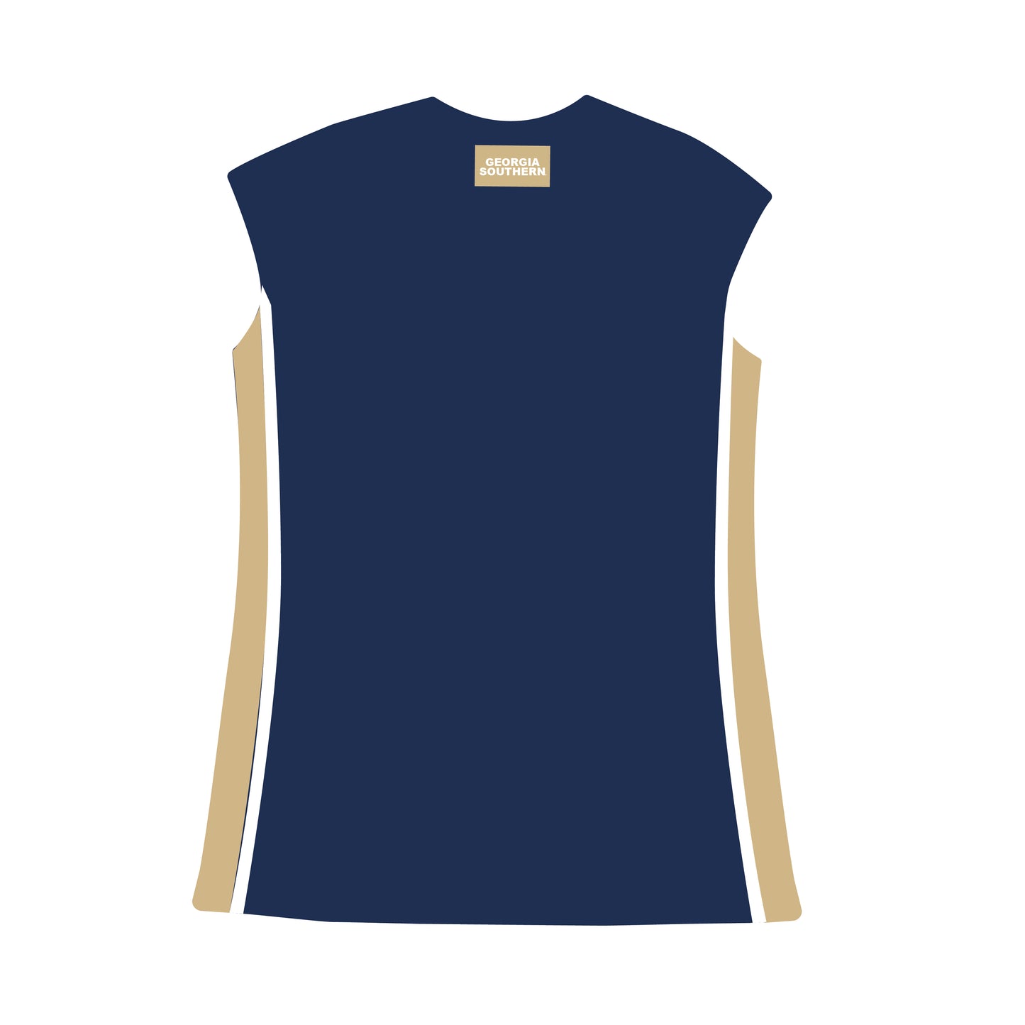 The Campbell Cap Sleeve Dress Hail Southern Woven Label | Navy