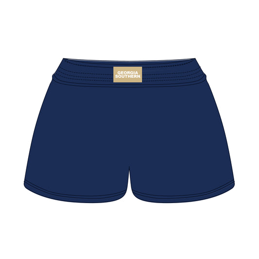 The Liz Nylon Shorts Georgia Southern Woven Label | Navy