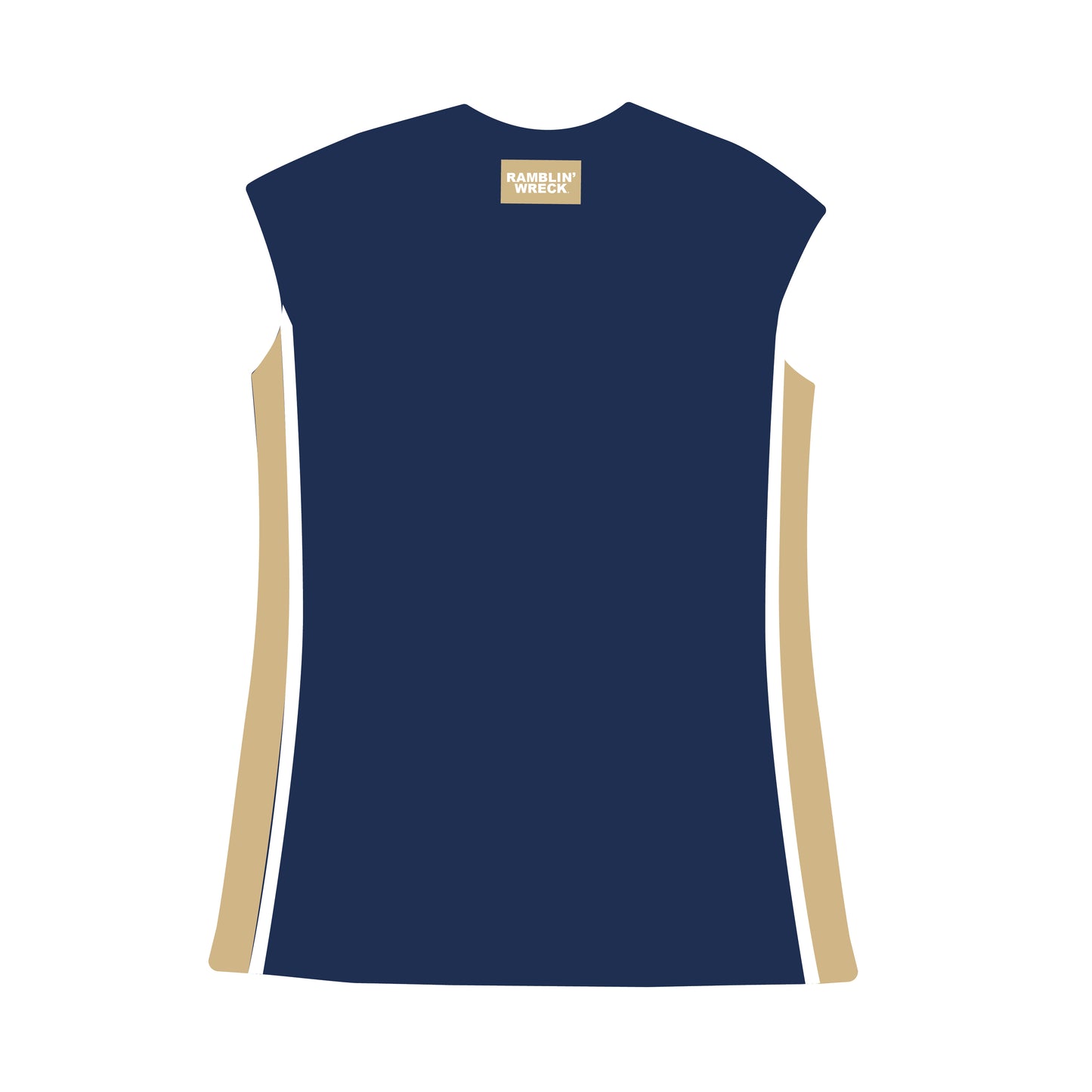 The Campbell Cap Sleeve Dress Sting 'Em Woven Label | Youth Navy