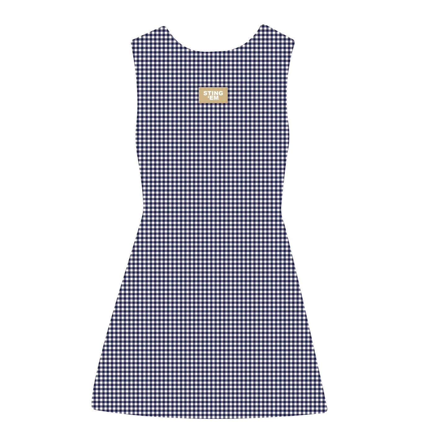 The Grace Gingham Dress Sting 'Em Woven Label | Youth Navy
