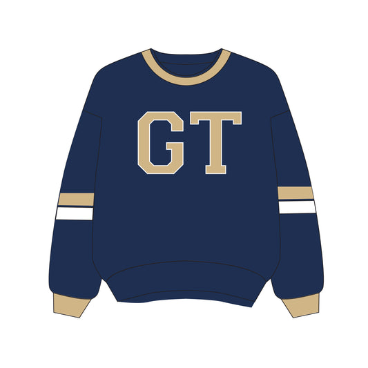 The Virginia Varsity Crewneck Georgia Tech | Navy